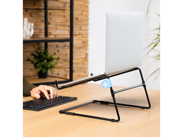 Laptopstandaard R-Go Office Zwart