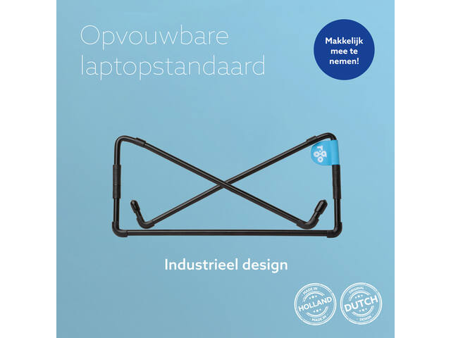 Laptopstandaard R-Go Travel Zwart
