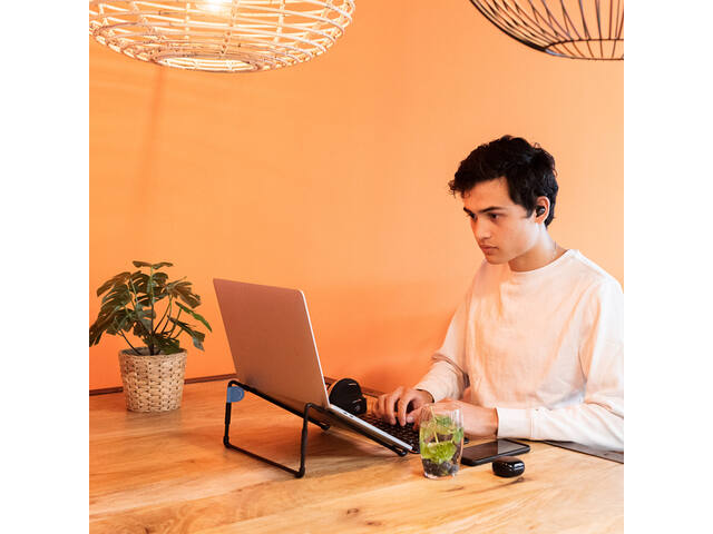 Laptopstandaard R-Go Travel Zwart