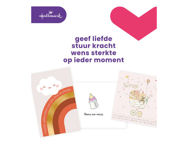 Wenskaart Hallmark Business Box geboorte dochter