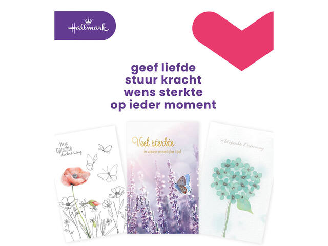 Wenskaart Hallmark Business Box condoleance