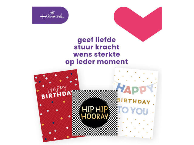 Wenskaart Hallmark Business Box verjaardag engels