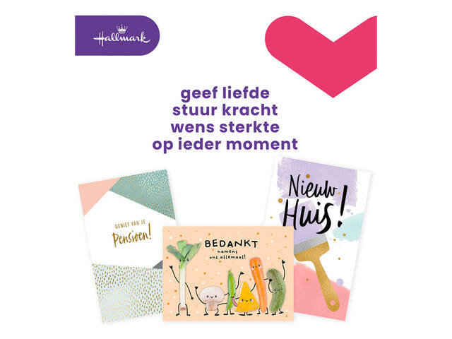 Wenskaart Hallmark Business Box diversen 12 stuks