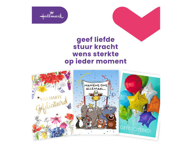 Wenskaart Hallmark Business Box verjaardag A4