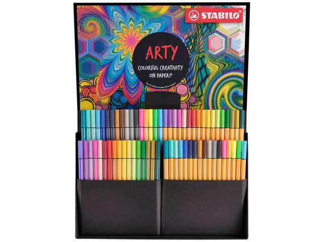Fineliner STABILO point 88 en Pen 68 Arty creative