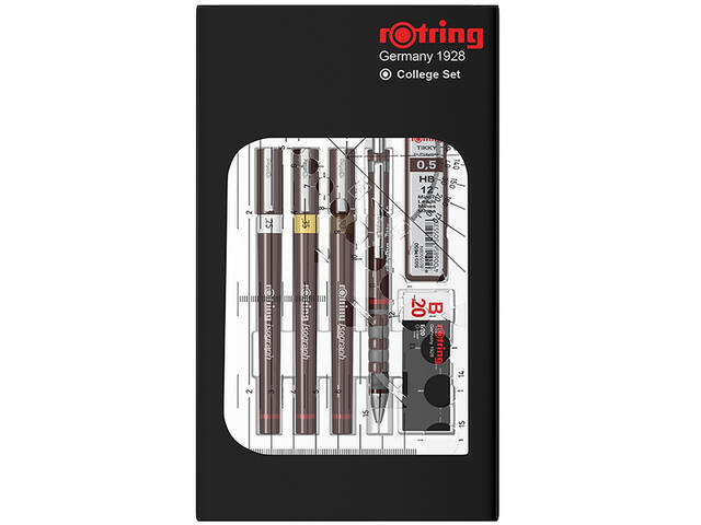 Tekenset rOtring Isograph College 0.25-0.35-05mm