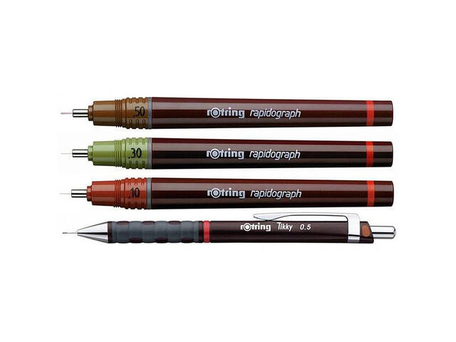 Tekenset rOtring Isograph Master 10-delig