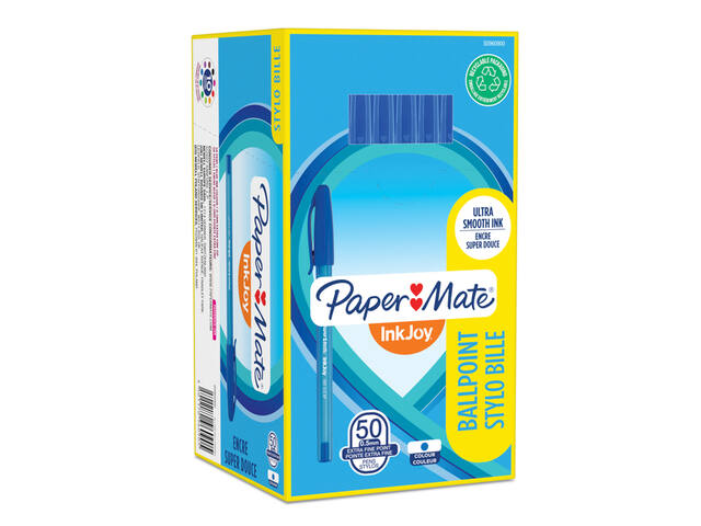 Balpen Paper Mate Inkjoy 100 UF blauw