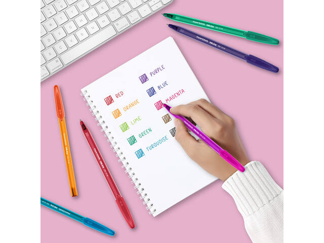 Balpen Paper Mate Inkjoy 100 UF blauw
