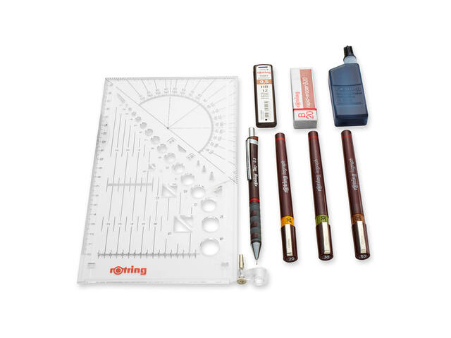 Tekenset rOtring Isograph College 0.2-0.3-0.5mm