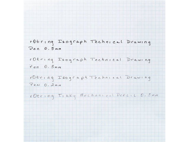 Tekenset rOtring Isograph College 0.2-0.3-0.5mm