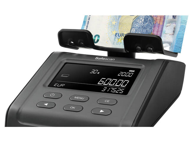 Geldtelweegschaal Safescan 6175 zwart