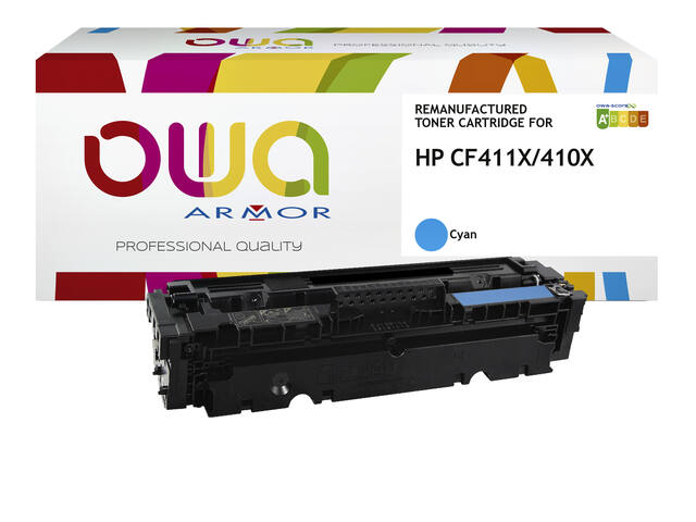 Tonercartridge OWA HP CF411X blauw
