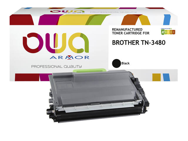 Toner OWA Brother TN-3480BK zwart