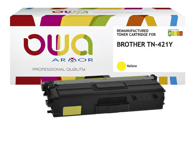 Toner OWA Brother TN-421Y geel