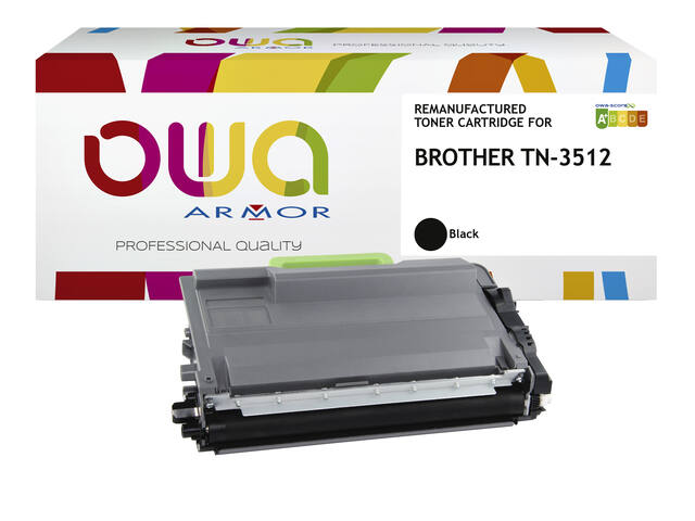 Toner OWA Brother TN-3512BK zwart