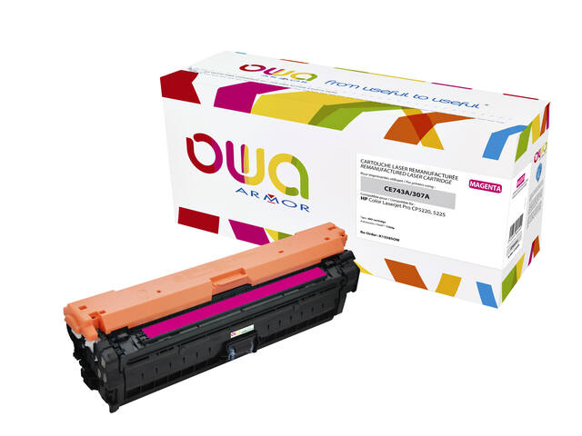 Tonercartridge OWA HP CE743A rood