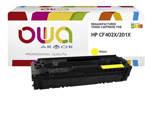 Tonercartridge OWA HP CF402X geel