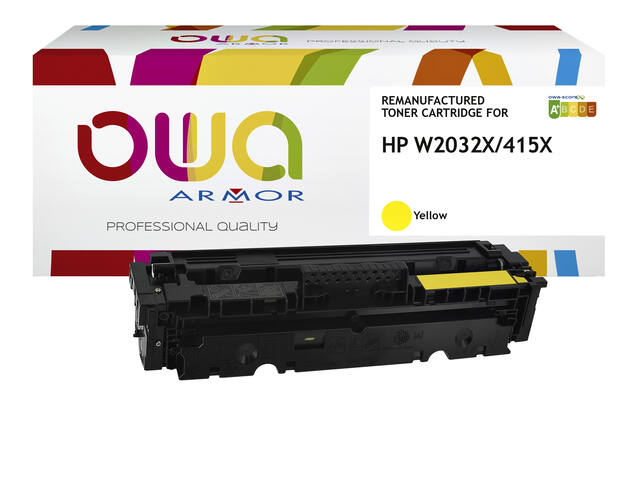 Tonercartridge OWA HP W2032X geel
