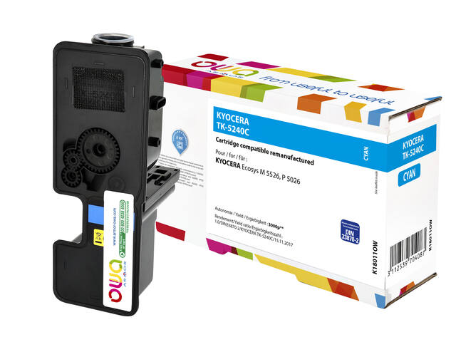Toner OWA Kyocera TK-5240C blauw