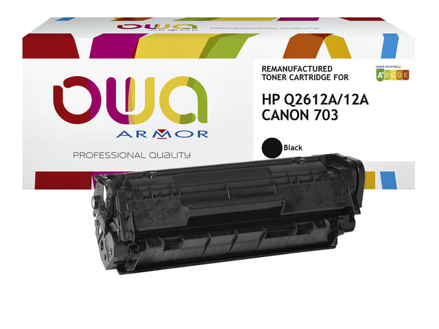 Tonercartridge OWA HP Q2612A zwart