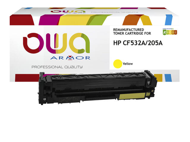 Tonercartridge OWA HP CF532A geel