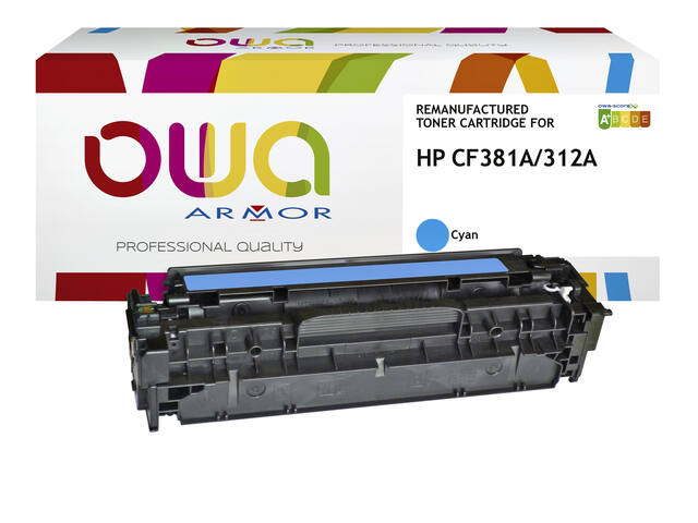 Tonercartridge OWA HP CF381A blauw