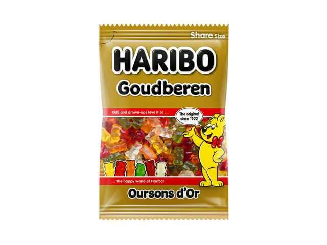 Snoep Haribo Goudbeertjes zak 250gr