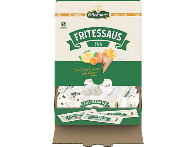 Fritessaus Oliehoorn 35pr glutenvr sachet 198x20ml