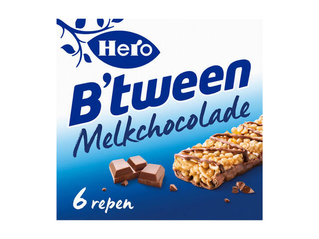 Tussendoortje Hero B tween melkchocolade 6pack