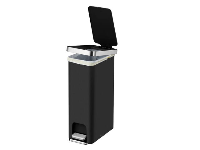 Pedaalemmer EKO Hana Slim 40 liter zwart
