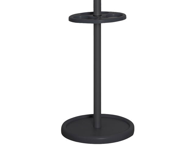 Kapstok Vepa Bins Crown 18 haken staand zwart