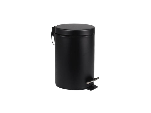 Pedaalemmer BRASQ 3 liter zwart