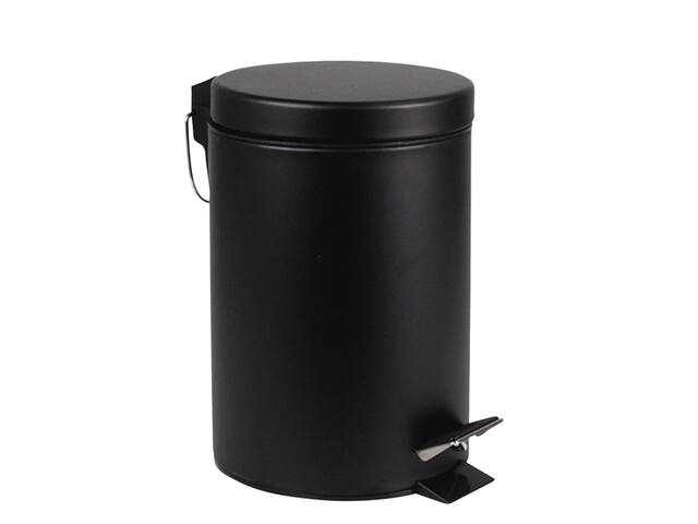 Pedaalemmer BRASQ 20 liter zwart