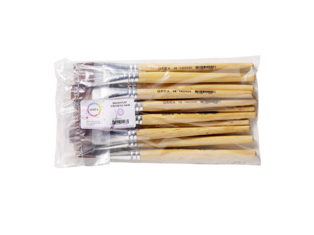 Kwast Qrea synthetisch haar nr 18