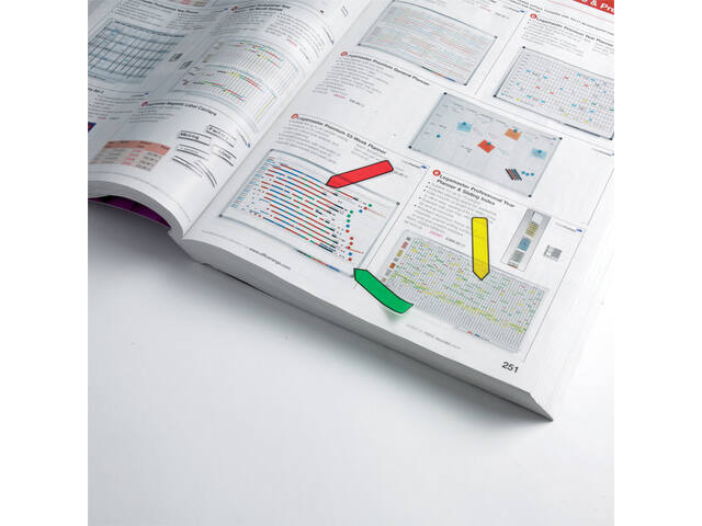 Indextabs 3M Post-it 684 12x43mm pijlvorm assorti