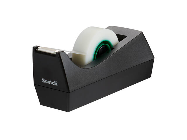 Plakband Magic 810 19mmx33m14rol+houder zw