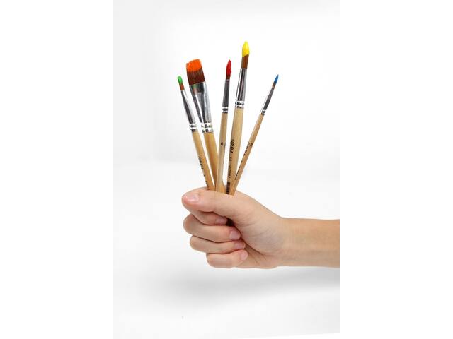 Penseel Qrea synthetisch haar  nr 6