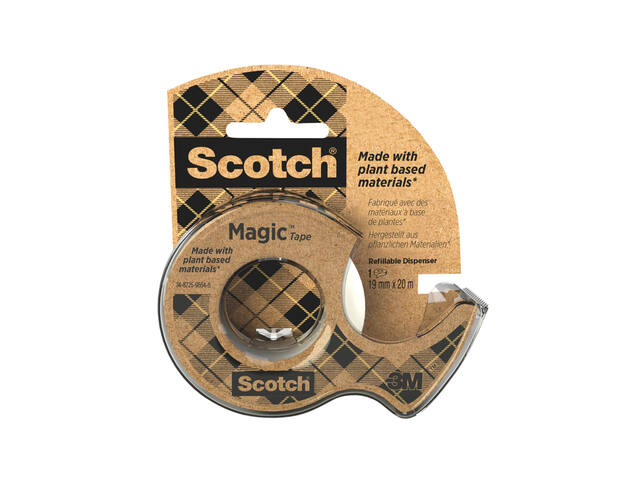 Plakband Scotch Magic 919 19mmx20m + afroller
