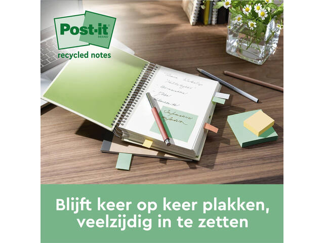 Memoblok 3M Post-it Z-Note R330 76x76mm recycle