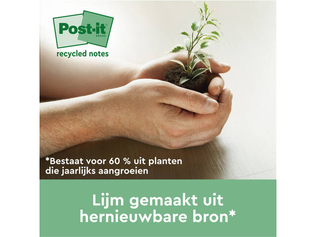 Memoblok 3M Post-it Z-Note R330 76x76mm recycle