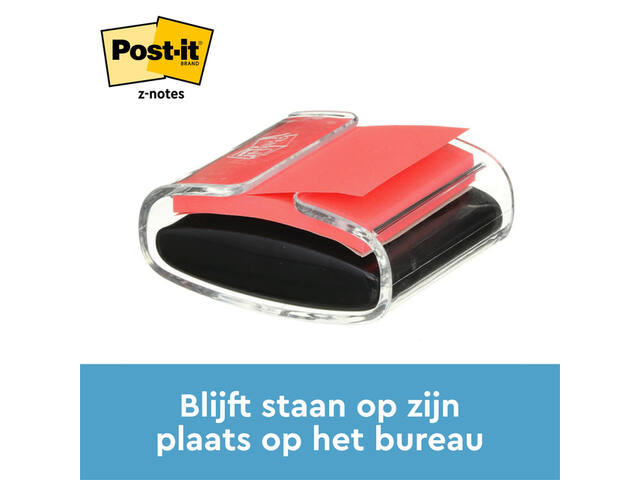 Memoblokdispenser 3M tbv Z-Note 76x76mm tr + 12blk