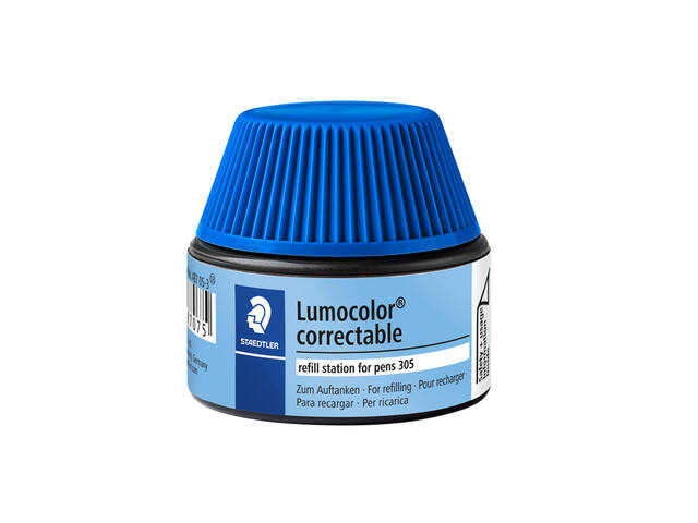 Viltstiftvulling Staedtler lumocolor correctabl bl