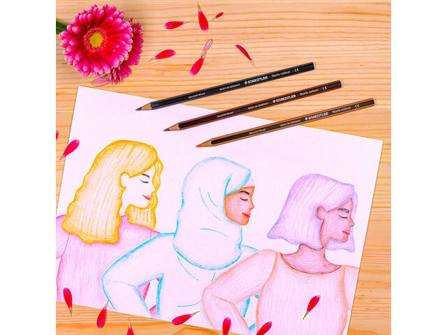 Kleurpotloden Staedtler Noris colour people 12 st