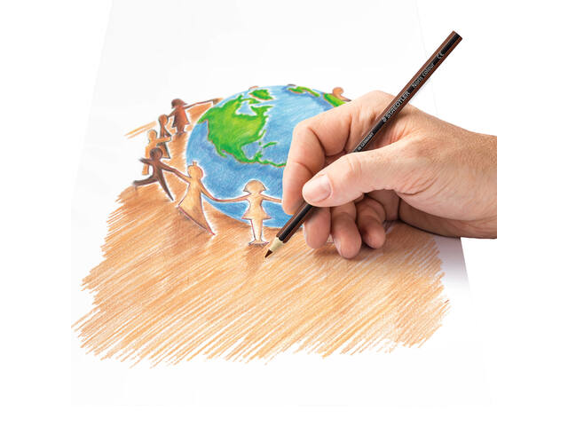 Kleurpotloden Staedtler Noris colour people 12 st