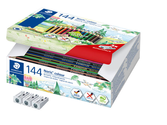 Kleurpotloden Staedtler Noris colour pack 144 st