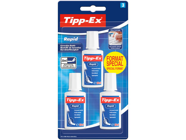 Correctievloeistof Tipp-ex Rapid 20ml