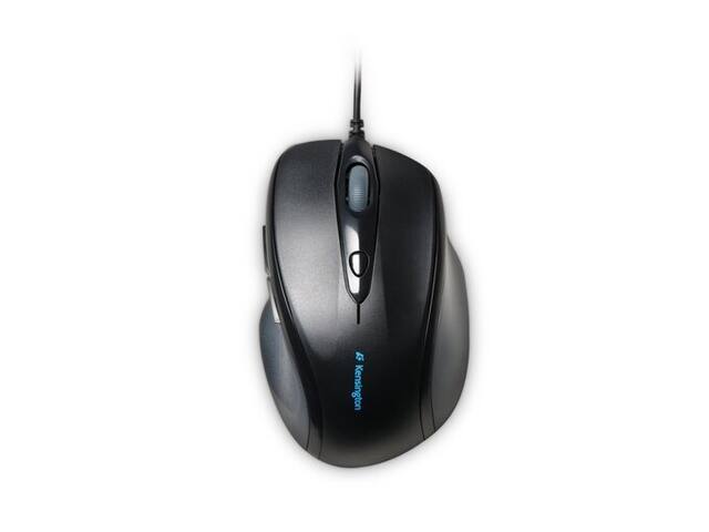 Muis Kensington pro fit bedraad zwart
