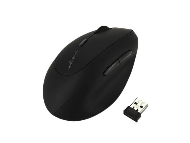Muis Kensington Pro fit ergo links draadloos zwart
