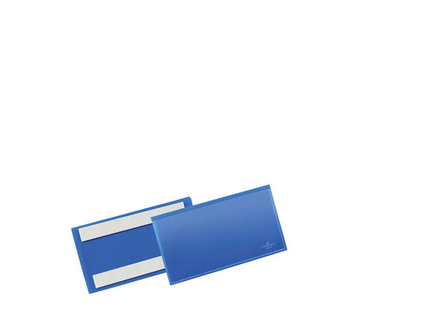 Documenthoes Durable zelfklevend 150x67mm blauw